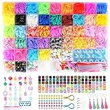 3800+ Für Loom Bänder Set, 54 Rastern Loop Armbänder Set Kinder, einschließlich...