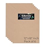 Eduway A2 MDF-Platte, Holzplatte für Bastelkunst, 4 mm dick, Premium-Kiefernkarton für...