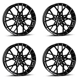 4x Borbet Felgen BY 10x21 ET30 5x112 black matt kompatibel mit Seat Ateca Tarraco