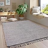 Taracarpet Handwebteppich Borkum Teppich fürs Wohnzimmer, Schlafzimmer und als...