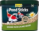 Tetra Pond Sticks - Fischfutter für alle Teichfische, unterstützt gesunde Fische und...