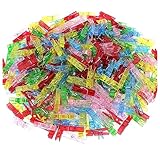 JUHONNZ Mini Klammern,100 PCS Kleine Klammern für Fotos Aufhängen Kunststoff Klar...