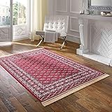 Taracarpet Teppich Palazzo Royal Vintage Bouchara rot 135x195 cm Kurzflor...
