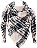Cerioll Damen Schal, Leichter Strickschal, Schal Flauschig, Dicker Dreieckstuch,...