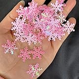 LORSHEL 300/600 Stück 2 cm Kunstschnee Weihnachten Schneeflocken Weihnachtsfeier Hochzeit...