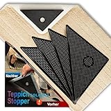 SOLAVIVA Teppich Stopper – 4er & 6er Set – Anti-Rutsch Pads für Teppiche –...