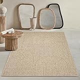 Mia´s Teppiche Soil - wetterfester In- und Outdoor Teppich im Natürlichem Jute-Look,...