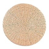 CUTULAMO Sitzkissen, Tatami Pure Natural für Zeremonie, Zen Yoga