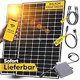 Solakon® Balkonkraftwerk 810W / 600W Steckdose - Solaranlage Komplettset - Plug & Play...