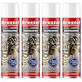 BRESTOL® WESPENSPRAY 4x 400 ml - Wespen-Ex Power Spray Pyrethrum Insektizid...
