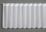Sehlbach Bistrogardine Batist Uni, Weiß, 140 x 45 cm Bistrogardine, Lichtdurchlässig,...
