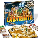 Ravensburger 26113 - 3D Labyrinth - Familienklassiker, Spiel für Erwachsene und...