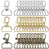 Drehbare Schlüsselringe, 30 Stücke Schlüsselanhänger Schwenker Schlüsselring...