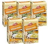 BIELMEIER KÜCHENMEISTER Mehl Weizenmehl Type 405 5 Stück á 1000 g made in Germany