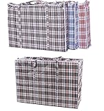 SAPRA® | 3er-Pack | Extra große, starke und langlebige Jumbo-Beutel für Wäsche,...