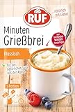 RUF Tassen-Grießbrei Klassisch, Instant Grießbrei aus der Tasse, Tassengericht ideal...