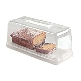 Snips - Plumcake-Halter — Rechteckiger Kuchenbehälter aus Kunststoff mit...