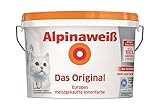 Alpinaweiß Das Original – optimal deckende und ergiebige weiße Wandfarbe –...